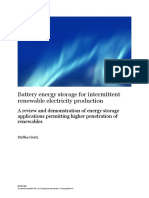 Battery energy storage enables higher renewable penetration