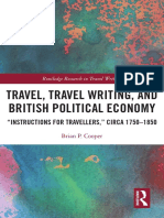 Brian P. Cooper - Travel, Travel Writing, and British Political Economy