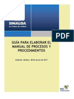 Guia Manual de Procesos y Procedimientos 2011