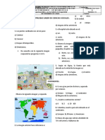 PRUEBAS SABER CIENCIAS SOCIALES Tercero