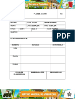 Formato Plan de Accion y Contingencia