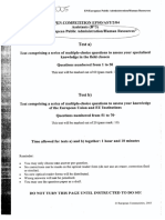 Concours B3 PublicAdmin HR 2005