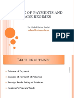 Balance of Payments and Trade Regimes: Dr. Abdul Salam Lodhi