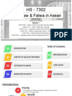Halal Law & Fatwa in Asean