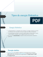 Tipos de Energía Hidráulica