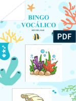 Bingo Vocalico Mes Del Mar