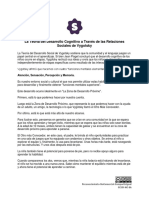 La Teoría Del Desarrollo Cognitivo A Través de Las Relaciones Sociales de VygotskyVygotsky - Guión