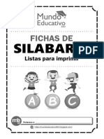 Fichas de Silabario PDF