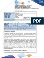 Activity Guide and Evaluation Rubric - Phase 1 - Recognize and Analyze The Problem Raised in An Individual Way