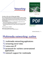 Multimedia Networking: Computer Networking: A Top Down Approach