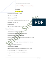 Subordinate Court Civil Procedure Consolidated Lecture Notes