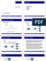 Introduction To Structured VLSI Design : - State Machines