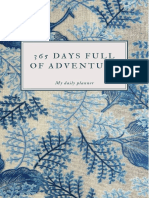 365 DAYS FULL OF ADVENTURE - Portada Agenda