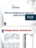 Plan de Emergencia en Ruptura de Cadena de Frío 2017-1