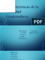 Caracterisricas de los Guatemaltecos