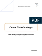 Cours Introduction Générale À La Biotechnologie