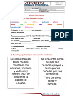 Actividades Estudios Sociales 