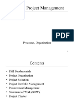 Software Project Management: Processes, Organization