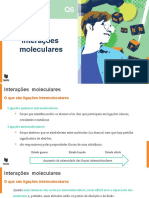 Ligações intermoleculares e suas forças