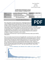 Introduction To Solar PV Plant Development Study