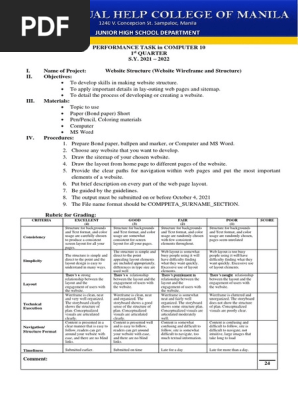 Performance Task in Computer 10