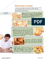 Different Types of Pastry: Warm Up