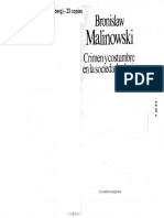 Malinowski - Crimen y costumbre (Selección de Cátedra)