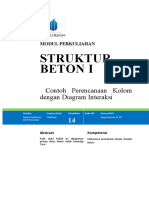 STRUKTUR BETON 1-POST 14-Contoh Desain Kolom Dengan Diagram Interaksi