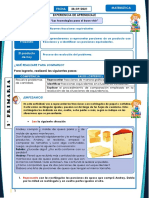 Fracciones equivalentes: identificamos porciones iguales de queso