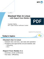 Stacked Vlan in Linux: - With Report From Netdev 0.1