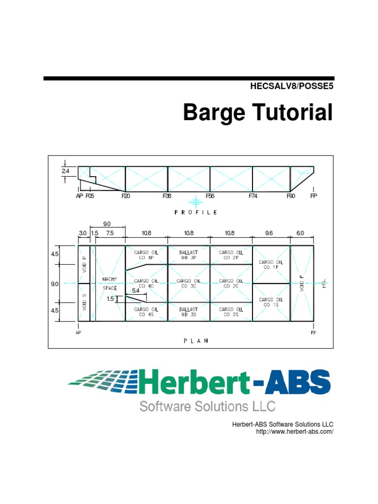 Barge Tutorial | PDF | Hull (Watercraft) | Volume