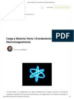 Carga y Materia_ Parte I (Fundamentos Del Electromagnetismo)