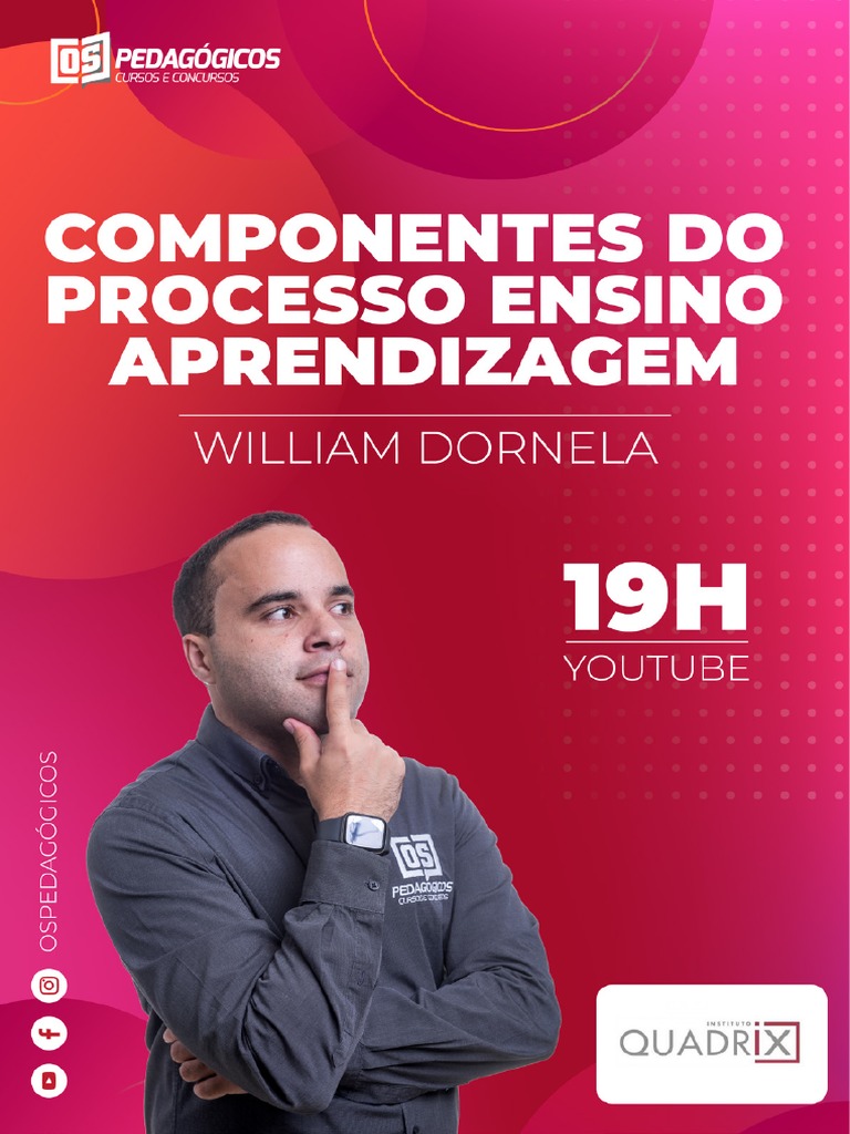 Componentes do Processo de Ensino-Aprendizagem | PDF | Aprendizado ...