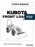 LA 434 Kubota Front Loader Operator's Manual