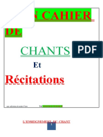 Cahier de Chants Et Récitations-1