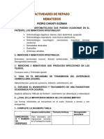 Actividad de Repaso Nematodos