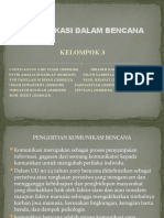 Komunikasi Dalam Bencana