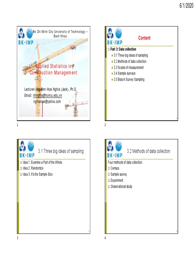 Data Collection Methods in Statistics | PDF | Sampling (Statistics ...