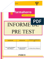 Informe - Pre Test