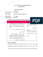 Rencana Pelaksanaan Pembelajaran (RPP) Bahasa Arab Tema Kegiatan Sehari-hari