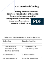 Definition of Standard Costing