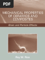 Mechanical Properties of Ceramics and Composites