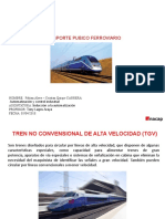 Introducción a la automatización del transporte público ferroviario (TGV