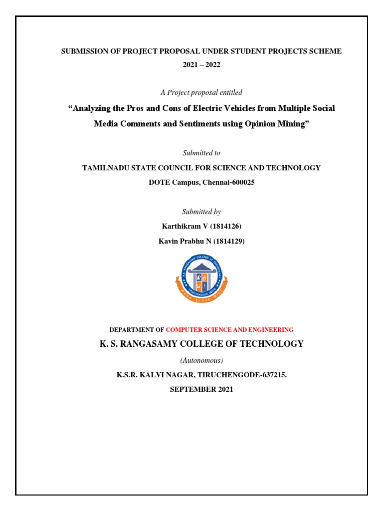 Template For TNSCST Proposal PDF Social Media Popular Culture