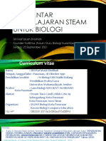 Pengantar Pembelajaran Steam Untuk Biologi