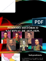 Periodo Historico de 1825 - 1839