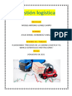 Flujograma "Procesos de La Cadena Logística y El Marco Estratégico Institucional"