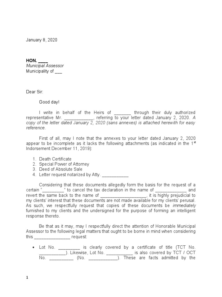 Request for Tax Declaration Review | PDF | Lawsuit | Judiciaries