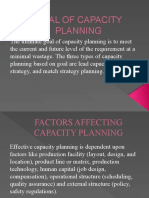 Goal of Capacity Planning