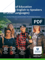 Bachelor of Education (Teaching English To Speakers of Other Languages)